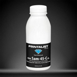   Printalist Тонер SamsungCLP-300/310, CLX-2160/3160 45г Cyan (Sam-45-C-PL)