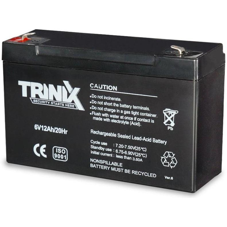 Trinix 6V12Ah/20Hr AGM (44-00058) - зображення 1
