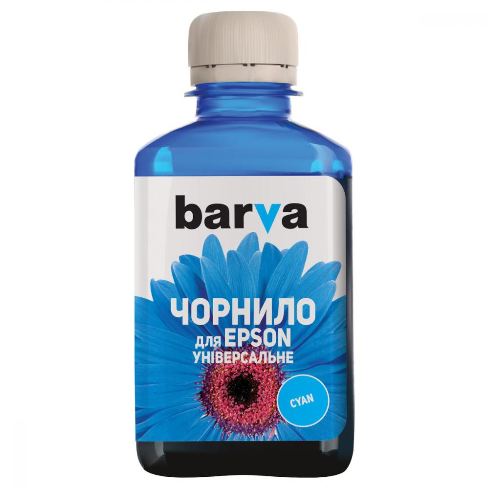 Barva для Epson Универсальные №1 Cyan 180г (EU1-452) I-BAR-EU1-180-C - зображення 1