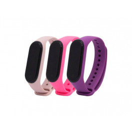   ArmorStandart Ремешок  для Xiaomi Mi Band 4/3 Pale Pink/Pink/Purple 3шт (ARM56668)