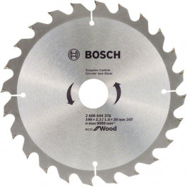 Bosch optiline ECO, 190x30мм, 24T (2.608.644.376)