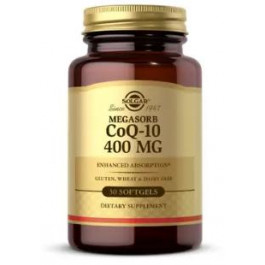   Solgar Megasorb CoQ -10 400 mg  Коензим Q10 30 капсул