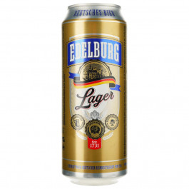 Edelburg Пиво  Lager ж/б 0,5 л 5,2% (4260684190046)