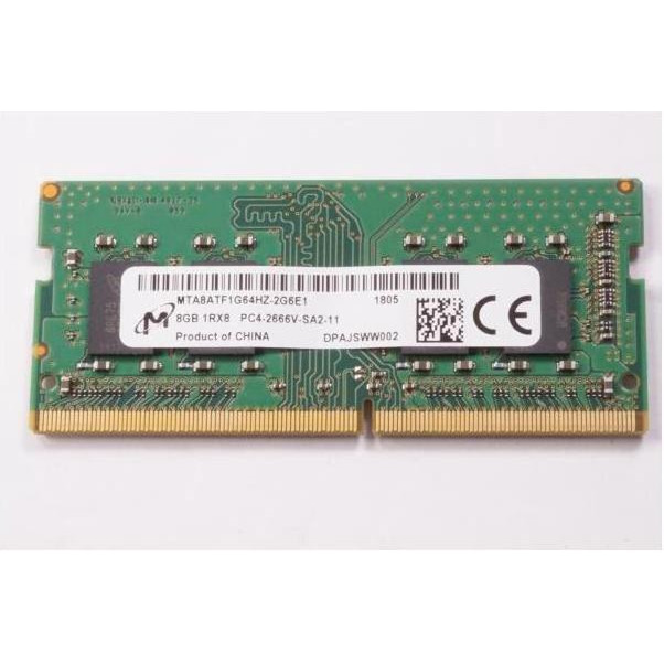 Micron 8 GB SO-DIMM DDR4 2666 MHz (MTABATF1G64HZ-2G6E1) - зображення 1