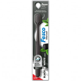 Fesco Black Series Soft Зубна щітка м'яка чорна