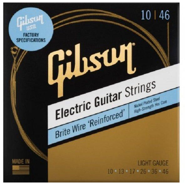Gibson SEG-BWR10 BRITE WIRE REINFORCED 10-46 LIGHT - зображення 1