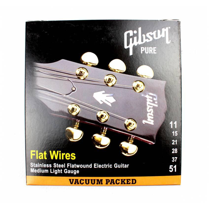 Gibson Струны для электрогитар FLATWIRES STAINLESS STEEL FLATWOUND - зображення 1