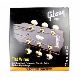 Gibson Струны для электрогитар FLATWIRES STAINLESS STEEL FLATWOUND