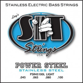 SIT strings SIT PSR45100L Power Steel Stainless Light Electric Bass Strings 45/100