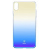 Baseus Glaze Case for iPhone X Transparent Blue WIAPIPHX-GC03 - зображення 1