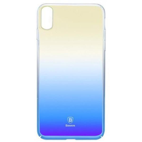 Baseus Glaze Case for iPhone X Transparent Blue WIAPIPHX-GC03 - зображення 1