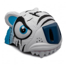 Crazy Safety Bicycle helmet / White Tiger