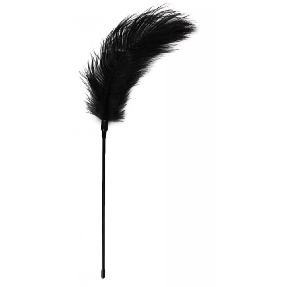 Easytoys Пір'їнка для пестощів  Feather Tickler XL, чорна (8718627527924) - зображення 1