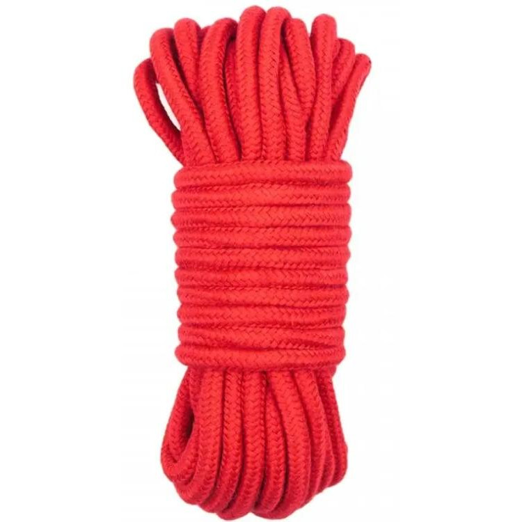 DS Fetish Мотузка для бондажу  10 M, червона (2111000024052) - зображення 1