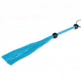   DS Fetish Флоггер  Flogger Silicone Temperary М, блакитний (2111000003545)