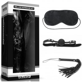   LoveToy Бондажний набір Deluxe Bondage Kit LVTOY696, чорний (6970260902526)