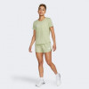 Nike Оливкові жіночі шорти  W NK DF SWOOSH RUN SHORT DM7773-371 - зображення 3