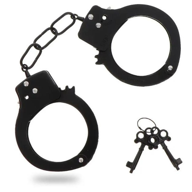 Toy Joy Наручники  Fun Cuffs, чорні (8713221828439) - зображення 1