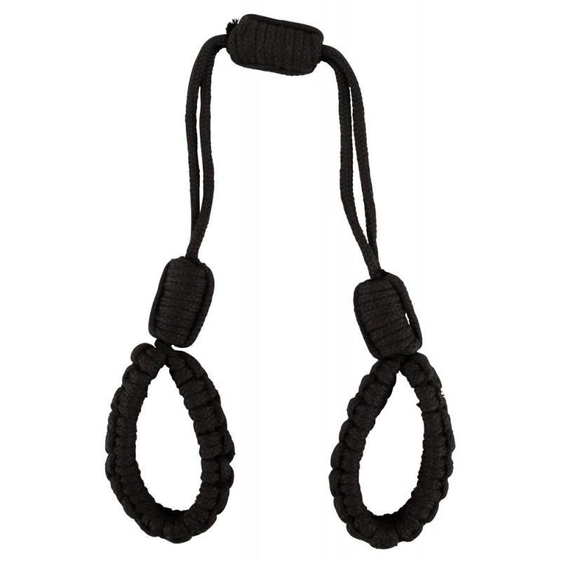 Orion Наручники Bad Kitty Naughty Toys Cuffs Rope, чорні (4024144121595) - зображення 1