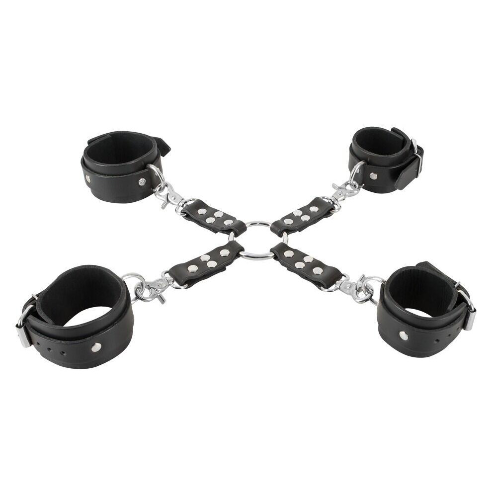 Orion Фіксатори для рук і ніг Zado Fetish Restraint Set, чорні (4024144447275) - зображення 1