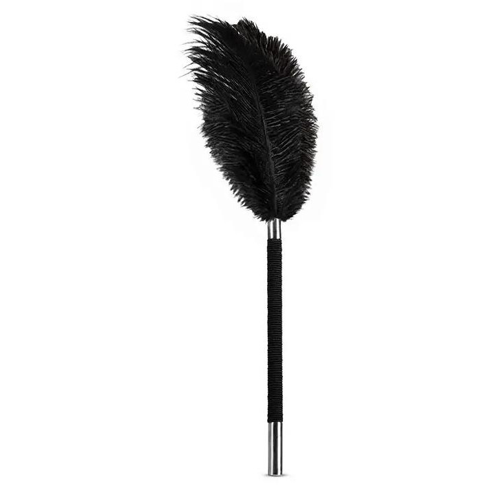 Blush Novelties Пір'їнка для пестощів Noir Soft Feather Tickler, чорна (819835024828) - зображення 1