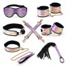 Liebe Seele Бондажний набір  Purple Glossy 7pcs Bondage Kit, мультикольоровий (4582558004779) - зображення 1