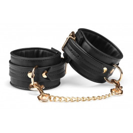   Liebe Seele Фіксатори для ніг  Black Organosilicon Ankle Cuffs, чорні (4582558004403)