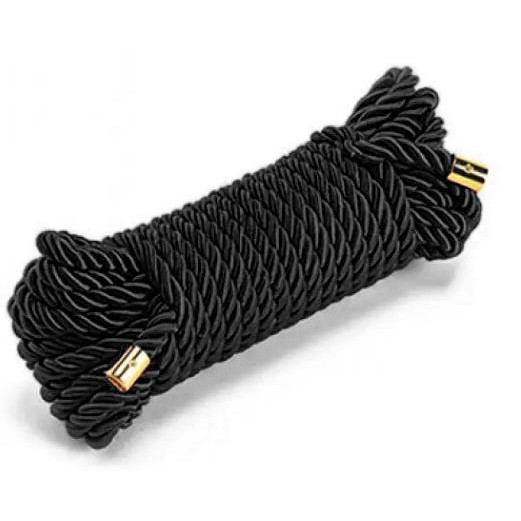 UPKO Мотузка  Restraints Bondage Rope 10м, чорна (6971126860615) - зображення 1