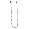 Taboom Затискачі для сосків  Tweezers With Chain, срібні (8713221827159) - зображення 1