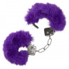 California Exotic Novelties Наручники Ultra Fluffy Furry Cuffs, фіолетові (716770102683) - зображення 1