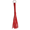 DS Fetish Флогер  Leather Flogger 02040, червоний (2000450087604) - зображення 1