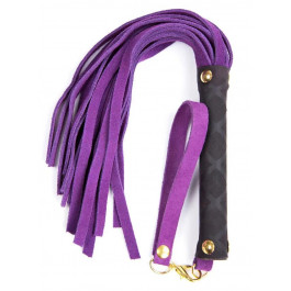   DS Fetish Флогер  Leather Flogger S, фіолетовий (2000000032047)