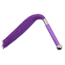   DS Fetish Флогер  Flogger Silicone L, фіолетовий (2000450087345)