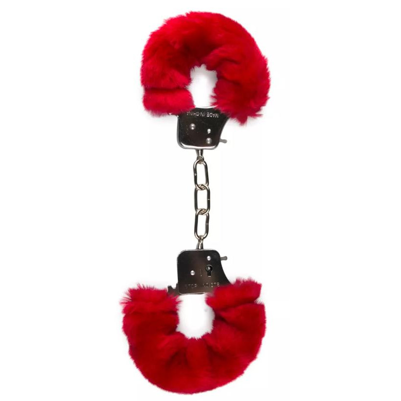 Easytoys Наручники  Furry Handcuffs, червоні (8718627528082) - зображення 1