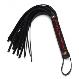   Liebe Seele Флогер  Victorian Garden Lace and Vegan Leather Flogger Whip, червоно-чорний (4582558001051)