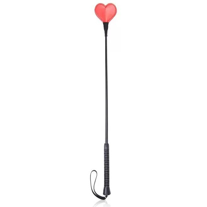 DS Fetish Стек у вигляді сердечка  Long Heart, червоний (2000000033112) - зображення 1