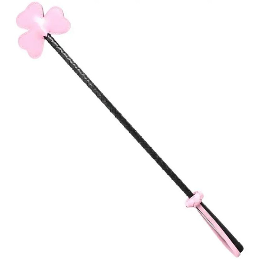 DS Fetish Стек  Crop Flower, чорно-рожевий (2000000032900) - зображення 1