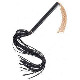   Guilty Pleasure Флогер  Premium Collection Leather Flogger, чорний (8719632679837)