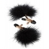 California Exotic Novelties Затискачі для сосків Entice Accesories Feather Nipplettes, чорні (716770078766) - зображення 1