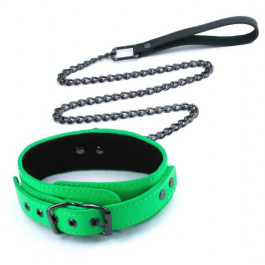   NS Novelties Нашийник з повідцем Electra Play Things Collar & Leash, салатовий (657447105067)