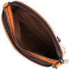 Vintage Жіноча сумка через плече шкіряна помаранчева  22421 - зображення 5