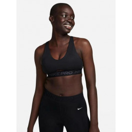 Nike Спортивный топ для фитнеса женский  Indy Plunge Bra FQ2653-010 S Черный/Антрацит/Белый (019697504568