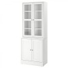IKEA HAVSTA Комбінація зі скляними дверима, білий, 81х47х212 см (795.347.35) - зображення 1