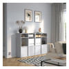 IKEA SPIKSMED Книжкова шафа, світло-сірий, 155x32x96 см (295.352.90) - зображення 4
