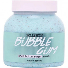   Hollyskin Цукровий скраб  Bubble Gum, з олією ши і перлітом, 350 г