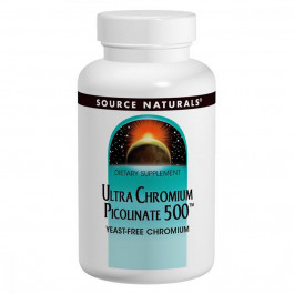 Source Naturals Ультра Хром піколінат 500мкг, , 120 таблеток