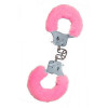 Toy Joy Наручники рожеві з хутром  Furry fan cuffs (TJ63366) - зображення 1