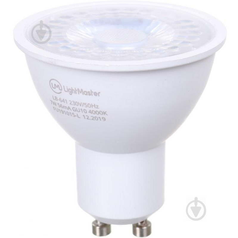 Lightmaster LED LB-641 7W MR16 прозрачная G5.3 230V 4000K - зображення 1