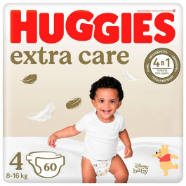 Huggies Extra Care Mega 4, 60 шт
