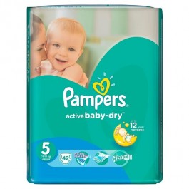 Pampers Active Baby-Dry Junior 5, 42 шт.